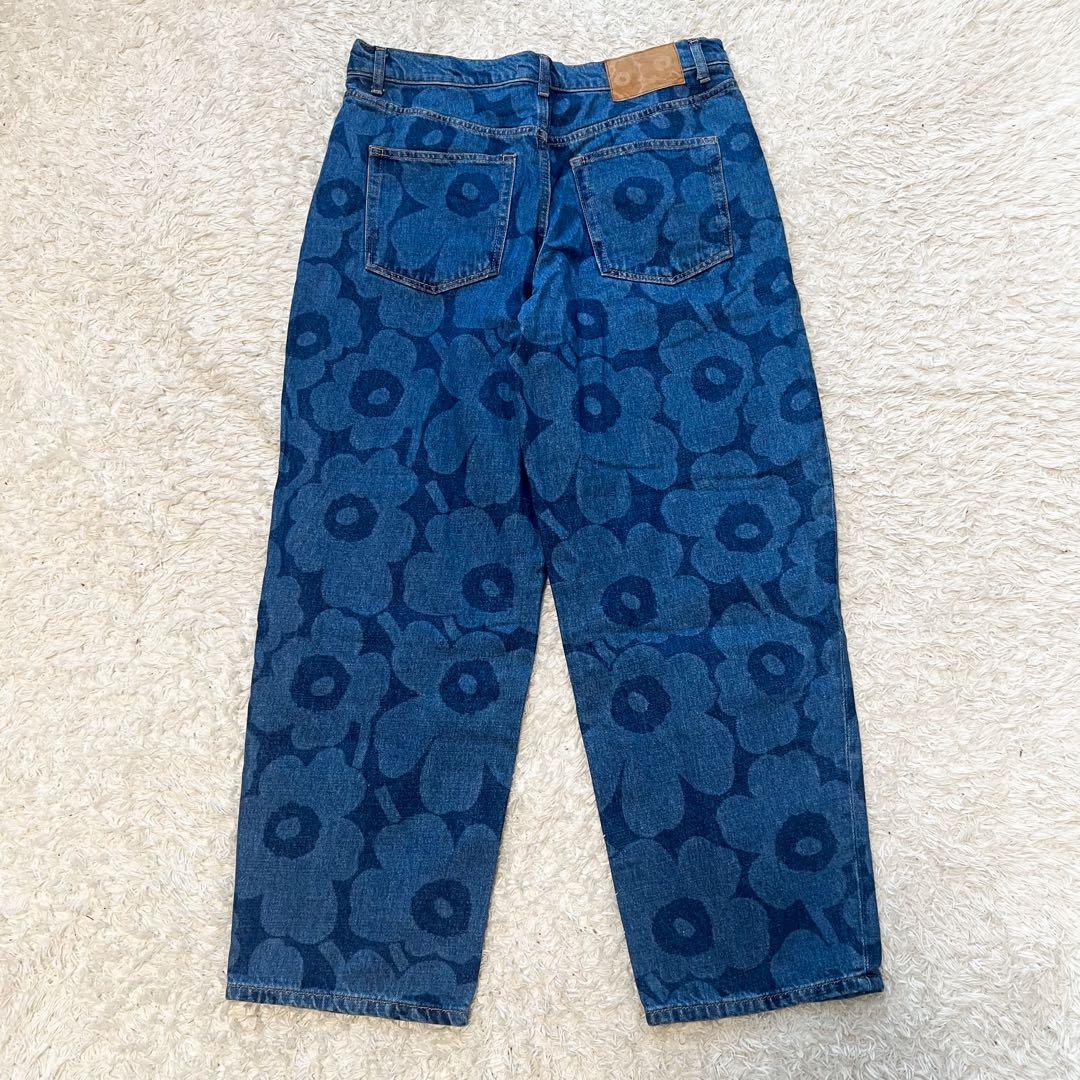 専用marimekko マリメッコ デニムパンツ Unikko インディゴ 30