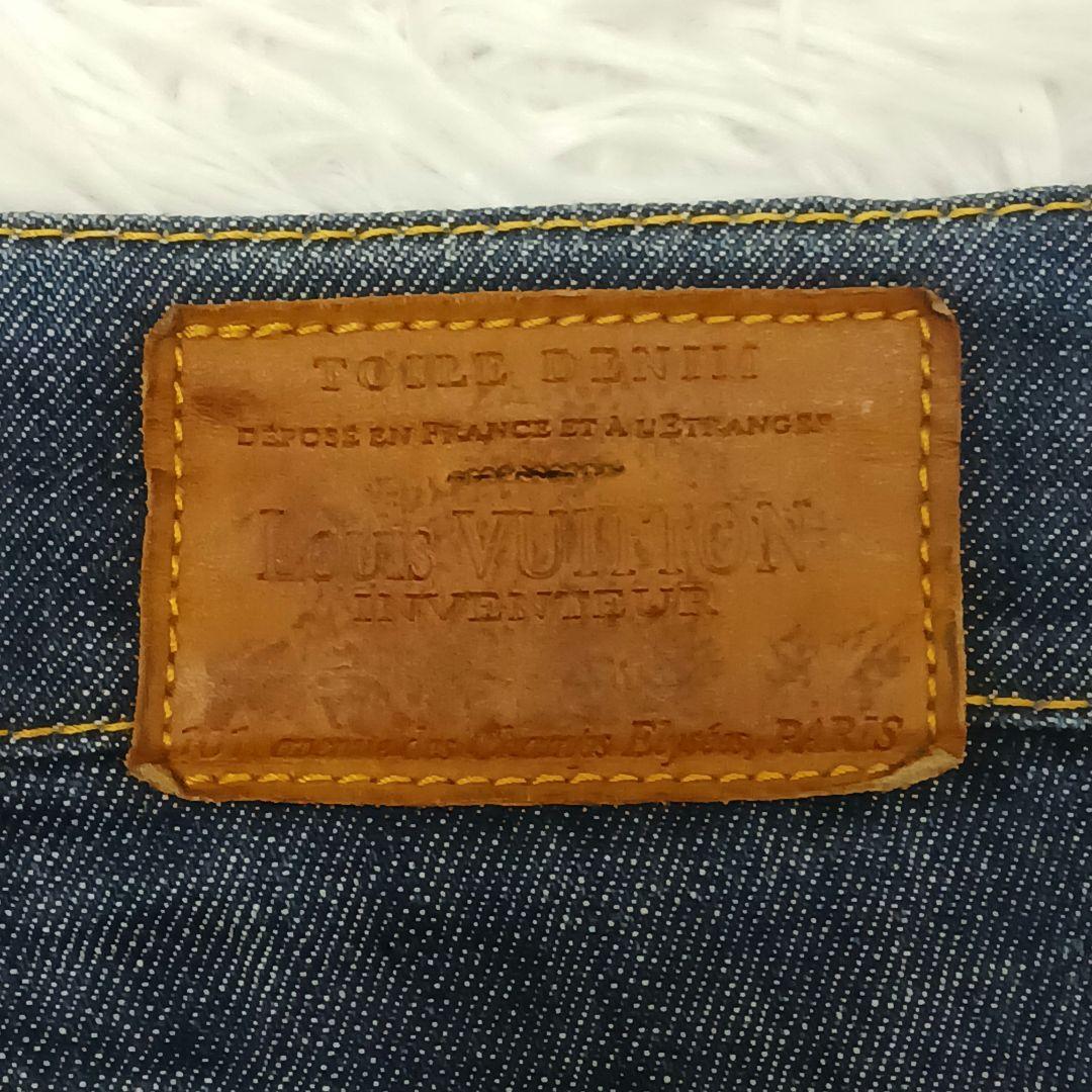 ✨良品✨大きいサイズ40✨LOUIS VUITTON クロップドデニム　パンツ