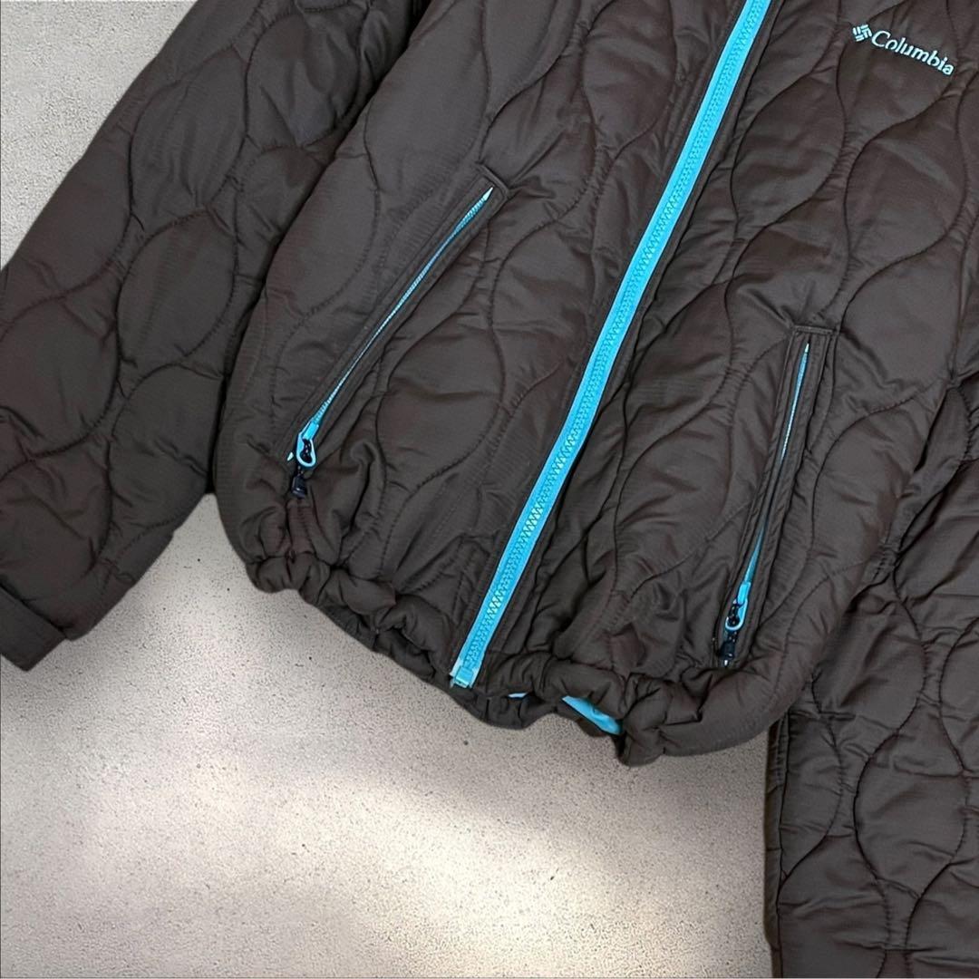 Columbia puffer jacket ドローコード　短丈　中綿　y2k