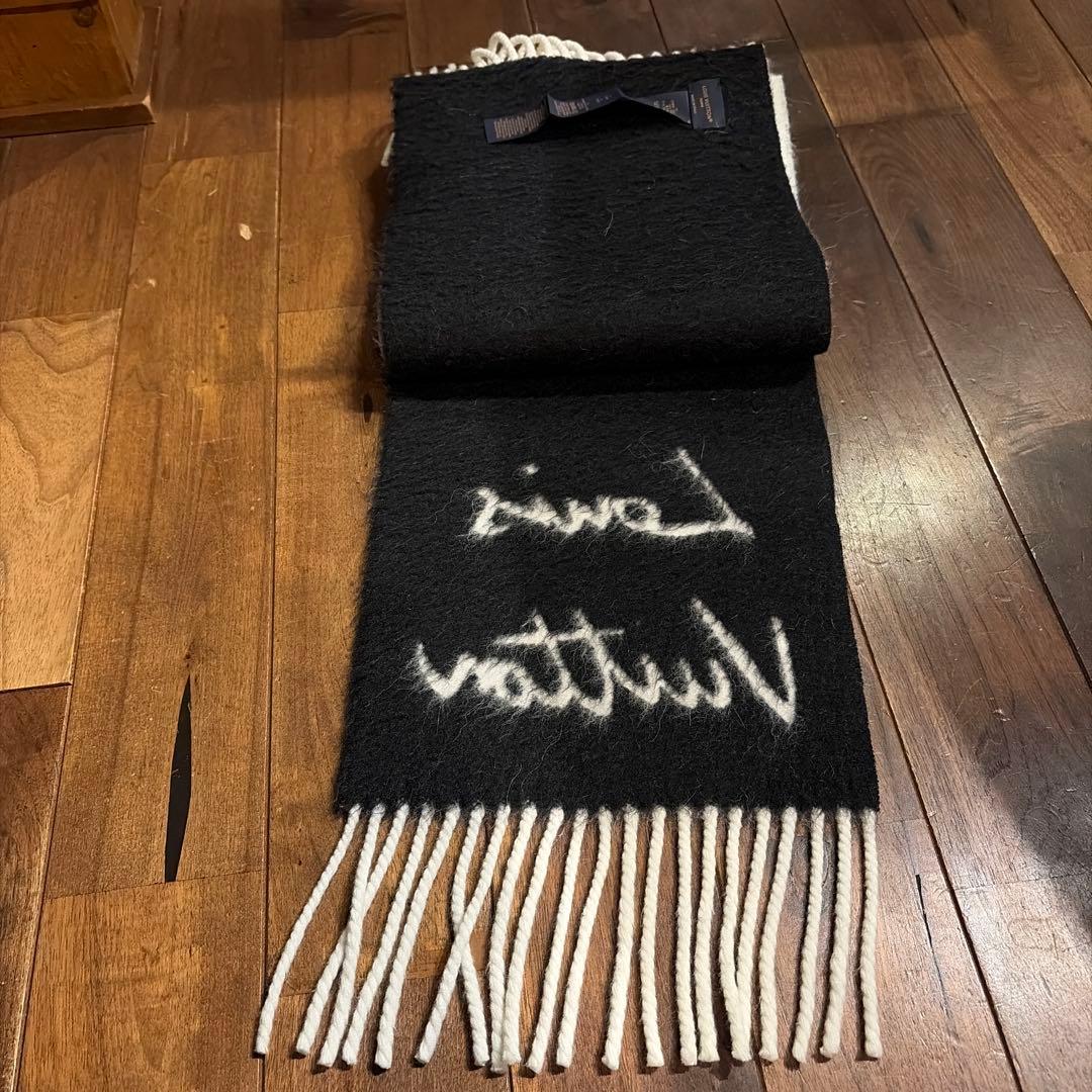Louis Vuitton フリンジ付きマフラー　※送料込　未使用品
