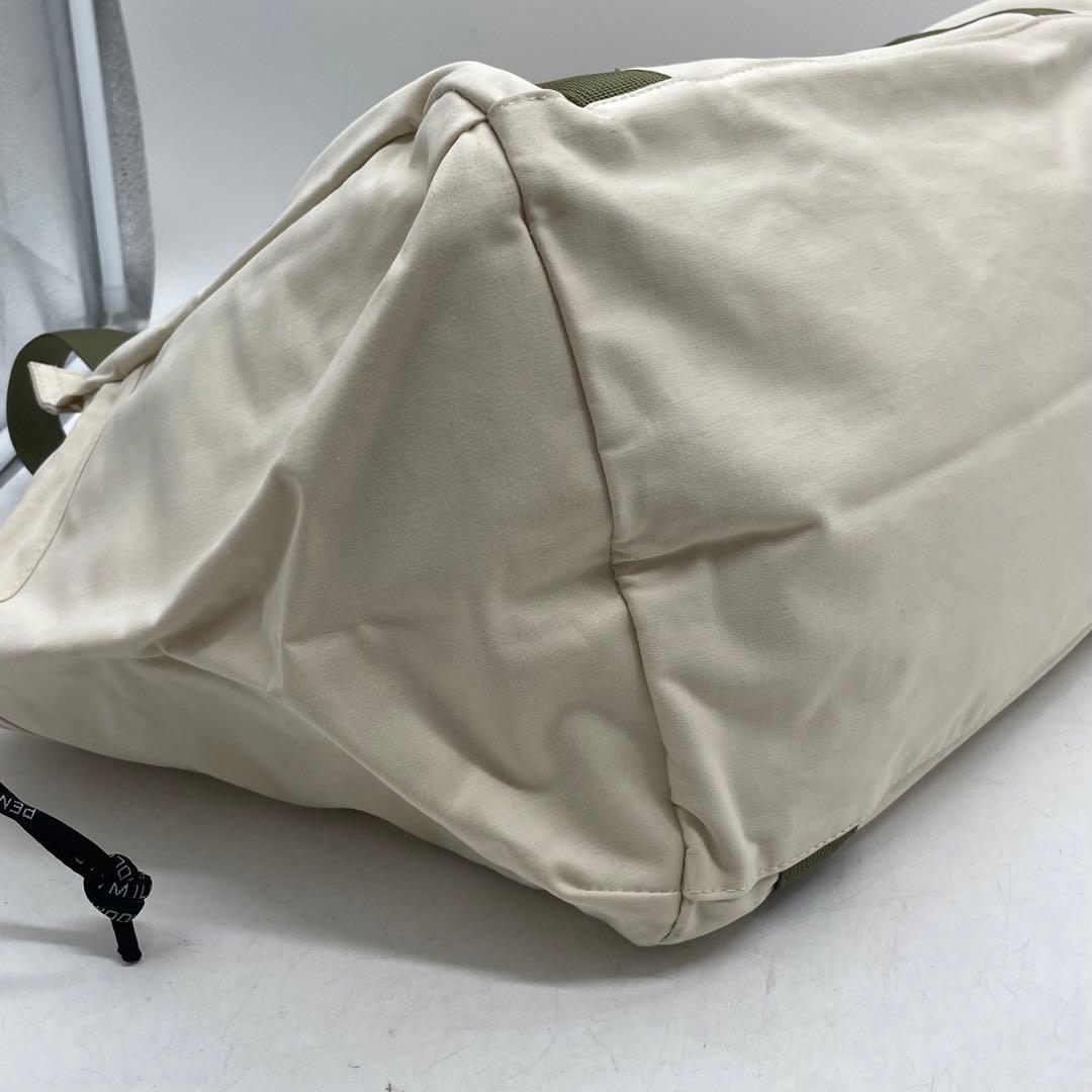 BN3470ペンデルトン　マザーズトート オフホワイト ポーチ2個 タグ付き
