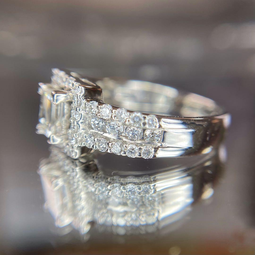 『専用です』天然 ダイヤモンド リング 計1.072ct PT900