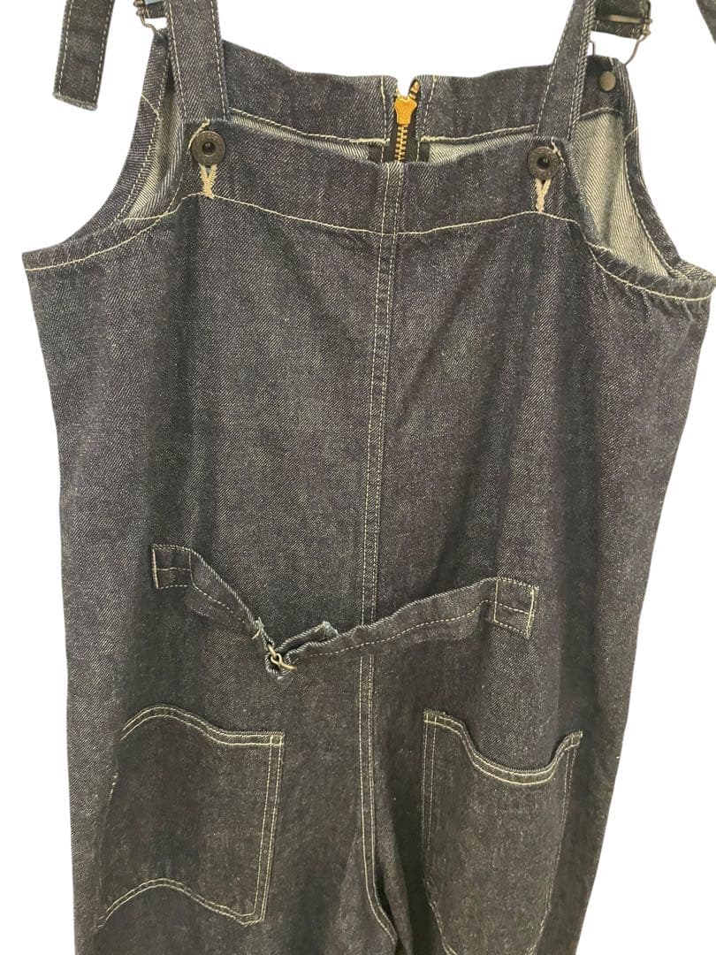【新品】JOHNBULL ジョンブル　ダークデニムサロペット Mサイズ