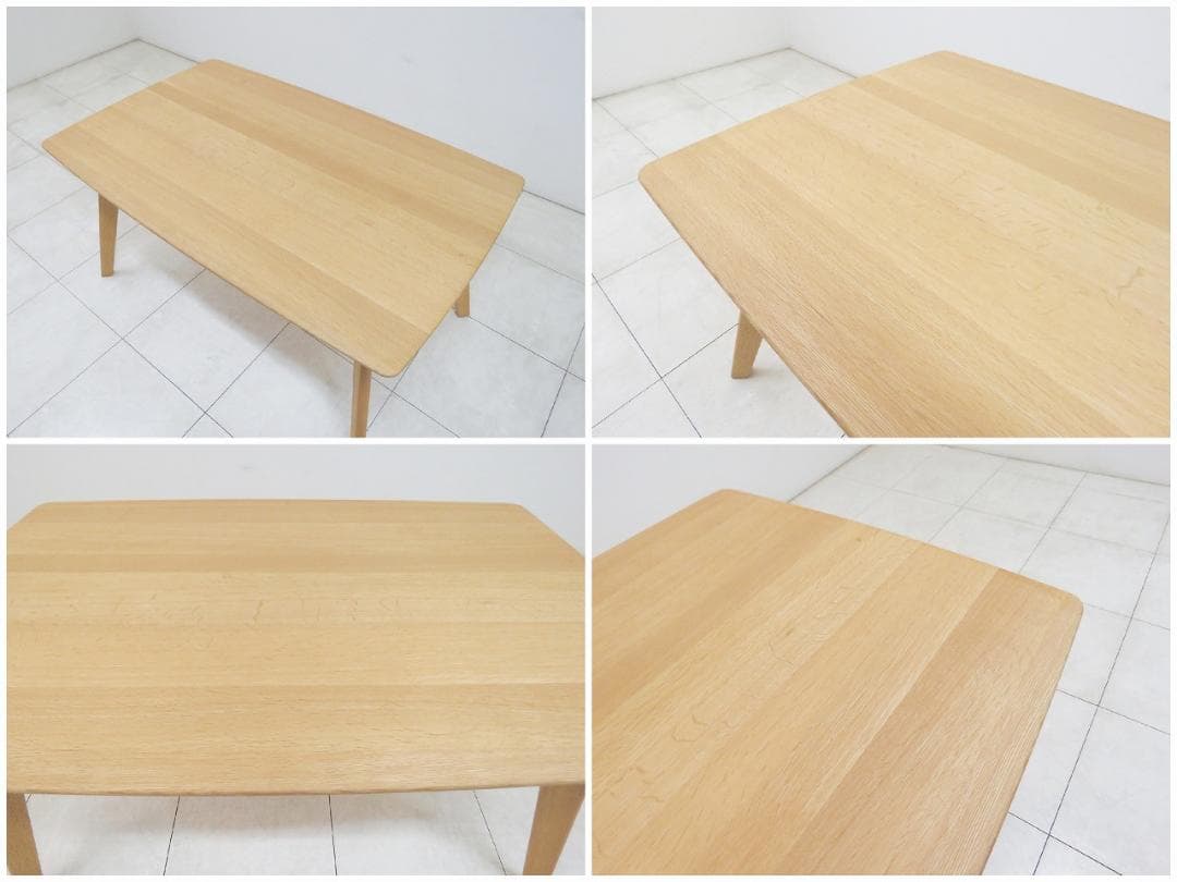 ★美品★飛騨 柏木工 ダイニングテーブル ソフィーシリーズ ナラ無垢 IDC大塚