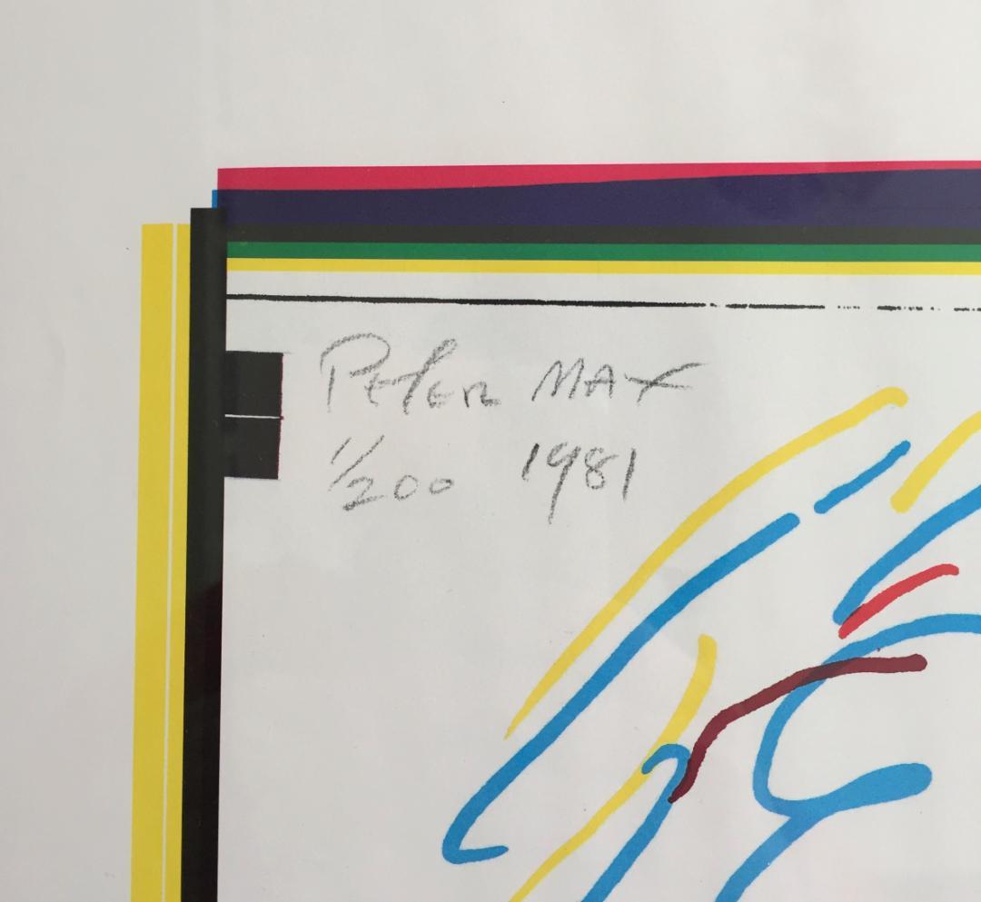 Peter Max ピーターマックス ポスター 直筆サイン入り 200枚限定