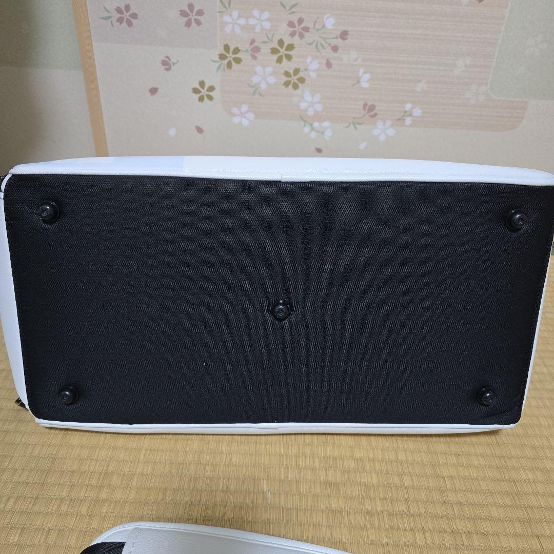 new balance ボストンバッグ　ゴルフバッグ　白　ホワイト