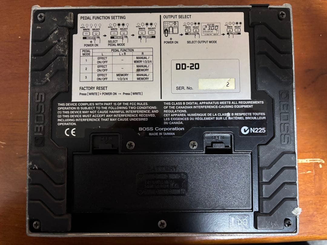 BOSS DD-20 Giga Delay デジタルディレイ