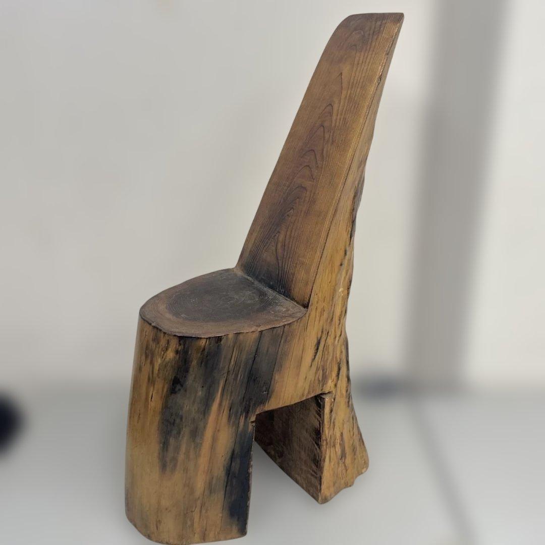 木製ナチュラルチェア 天然木 レトロ アンティーク ヴィンテージ