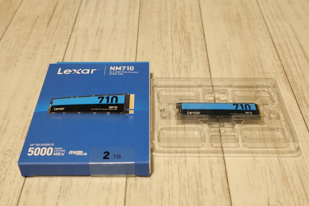 Lexar SSD NM710 2TB M.2 NVMe Gen4 健康100%