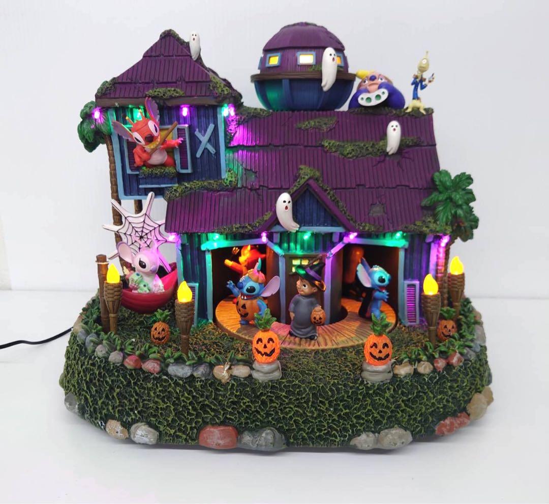 スティッチ ハロウィン ハウス 置物