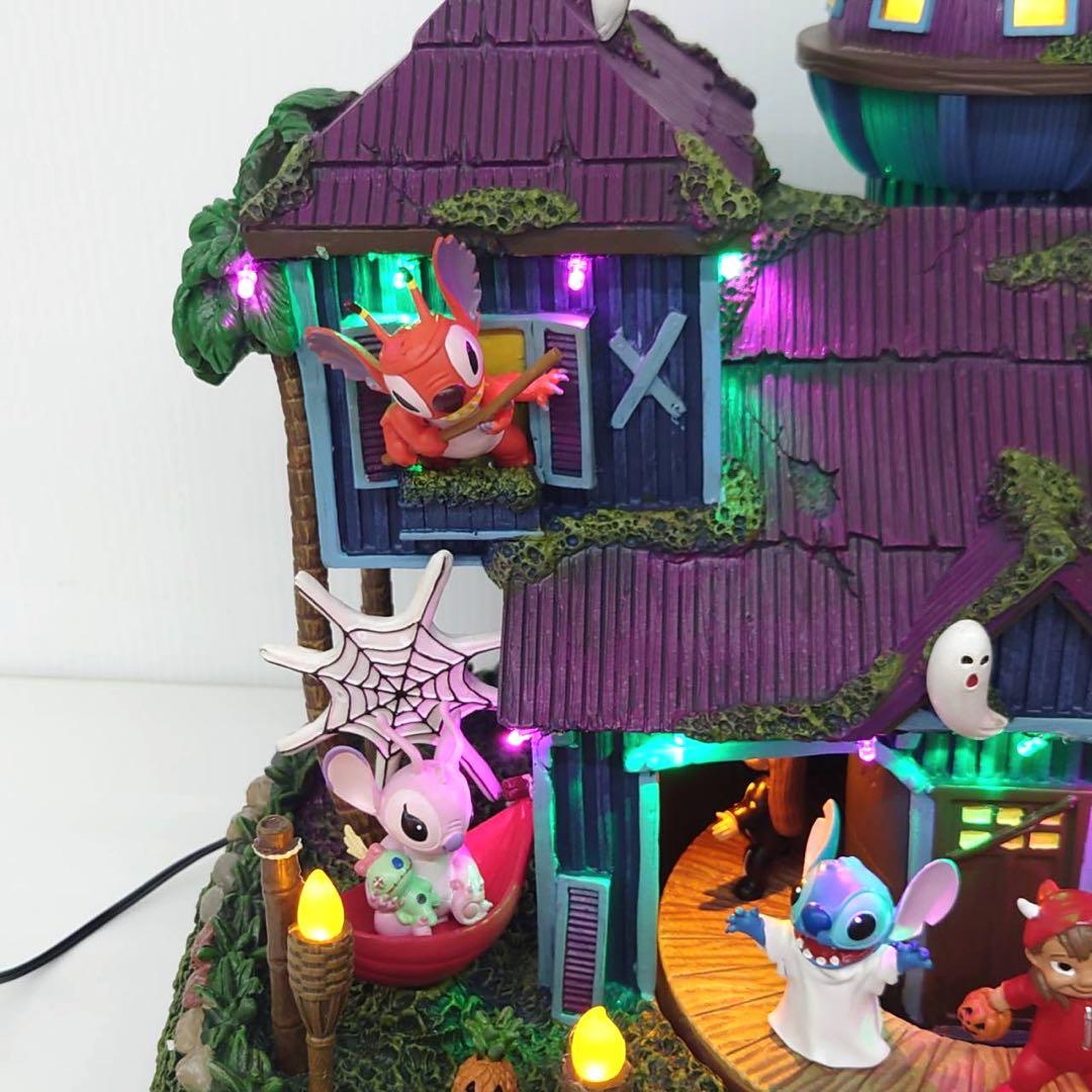 スティッチ ハロウィン ハウス 置物