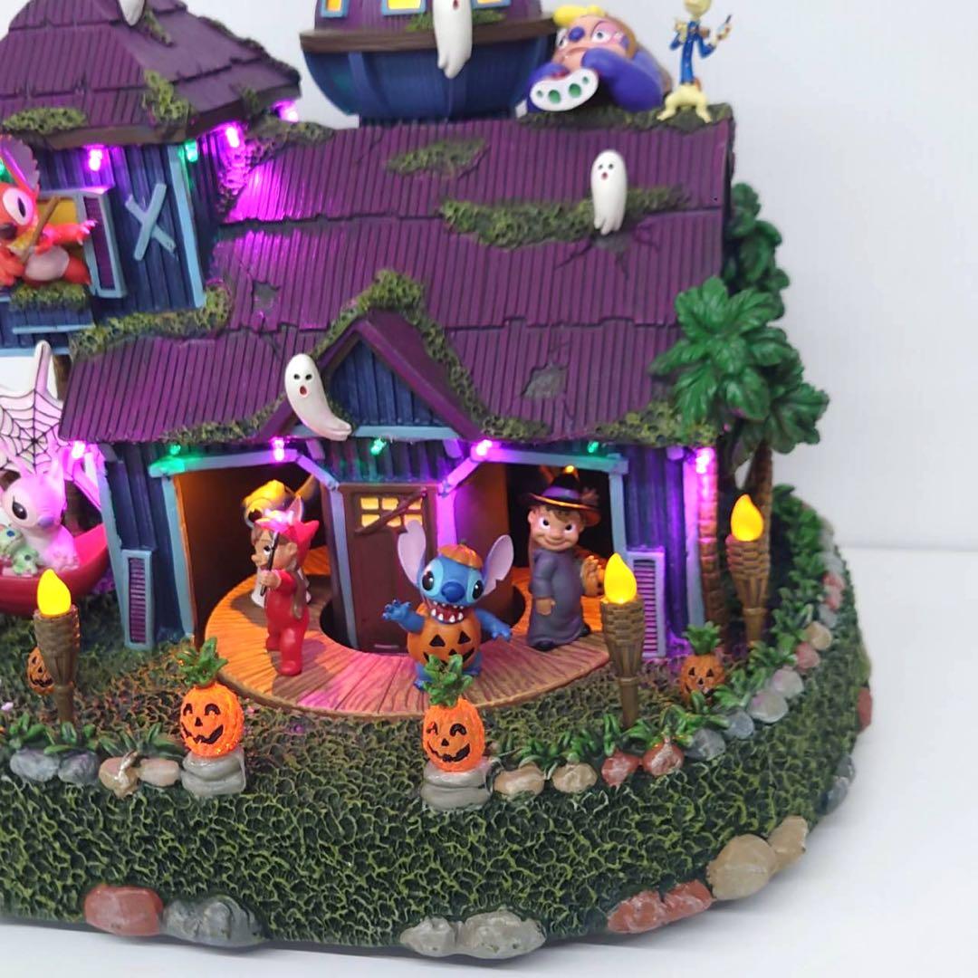 スティッチ ハロウィン ハウス 置物