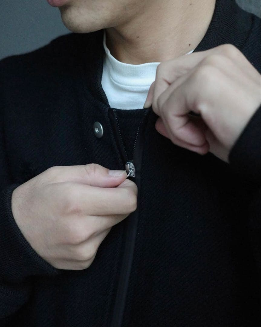 ジャケット・アウター Omar Afridi DOBBY BOMBER BLOUSON