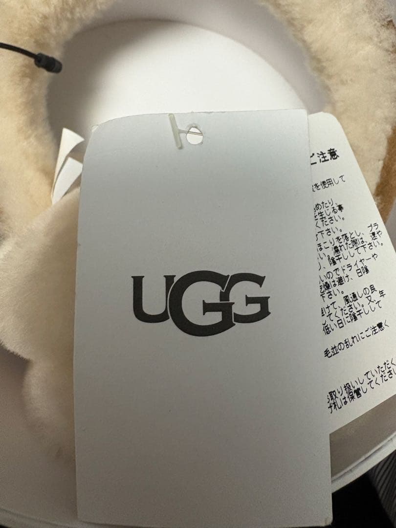 UGG イヤーマフ シープスキン耳あて ブラウン