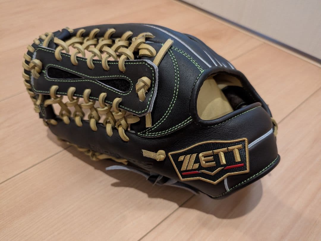 【未使用品】ZETTプロステイタス　軟式用外野手グローブ
