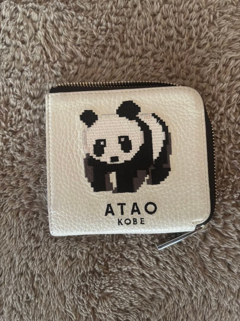 ATAO パンダ 二つ折り財布