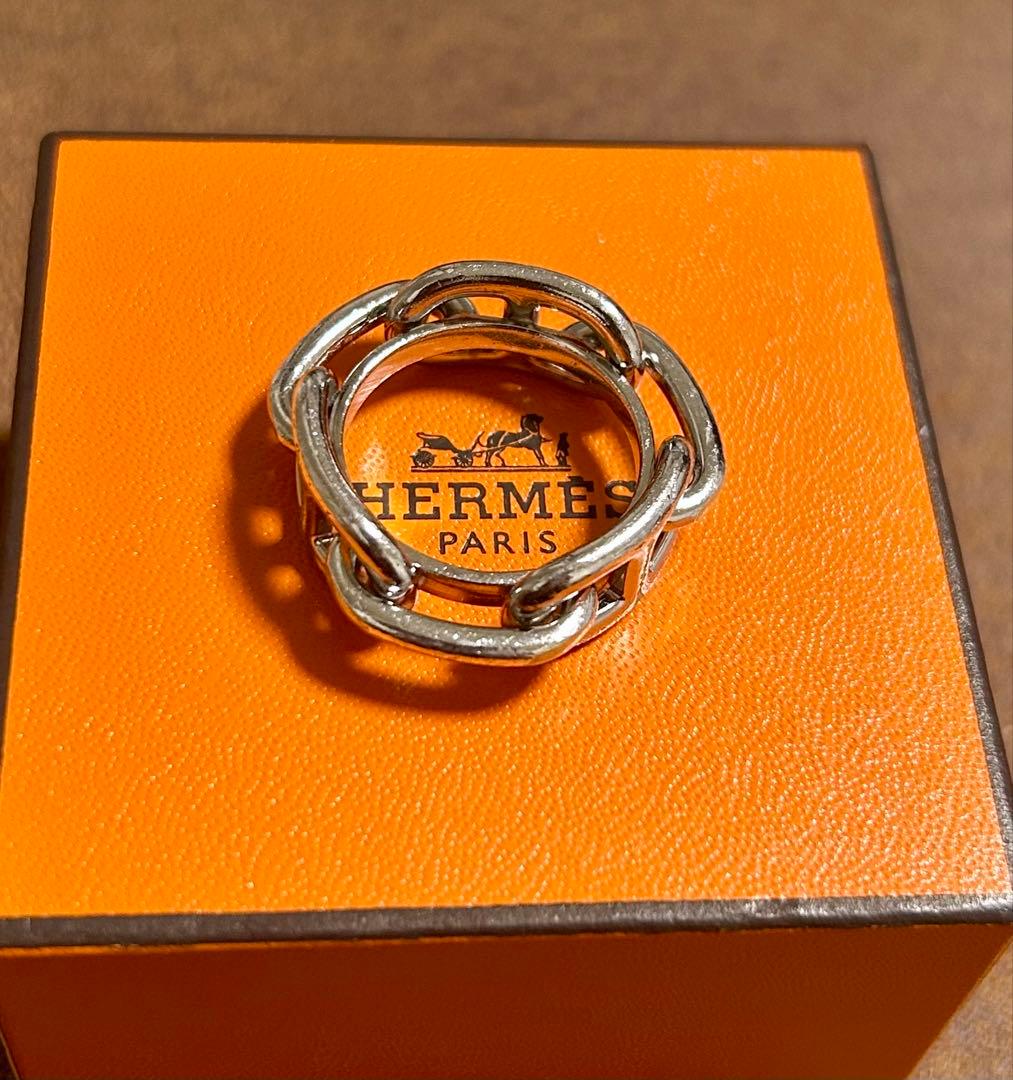 s*n様 【HERMES エルメス】スカーフリング90 レガート 箱無し シェー