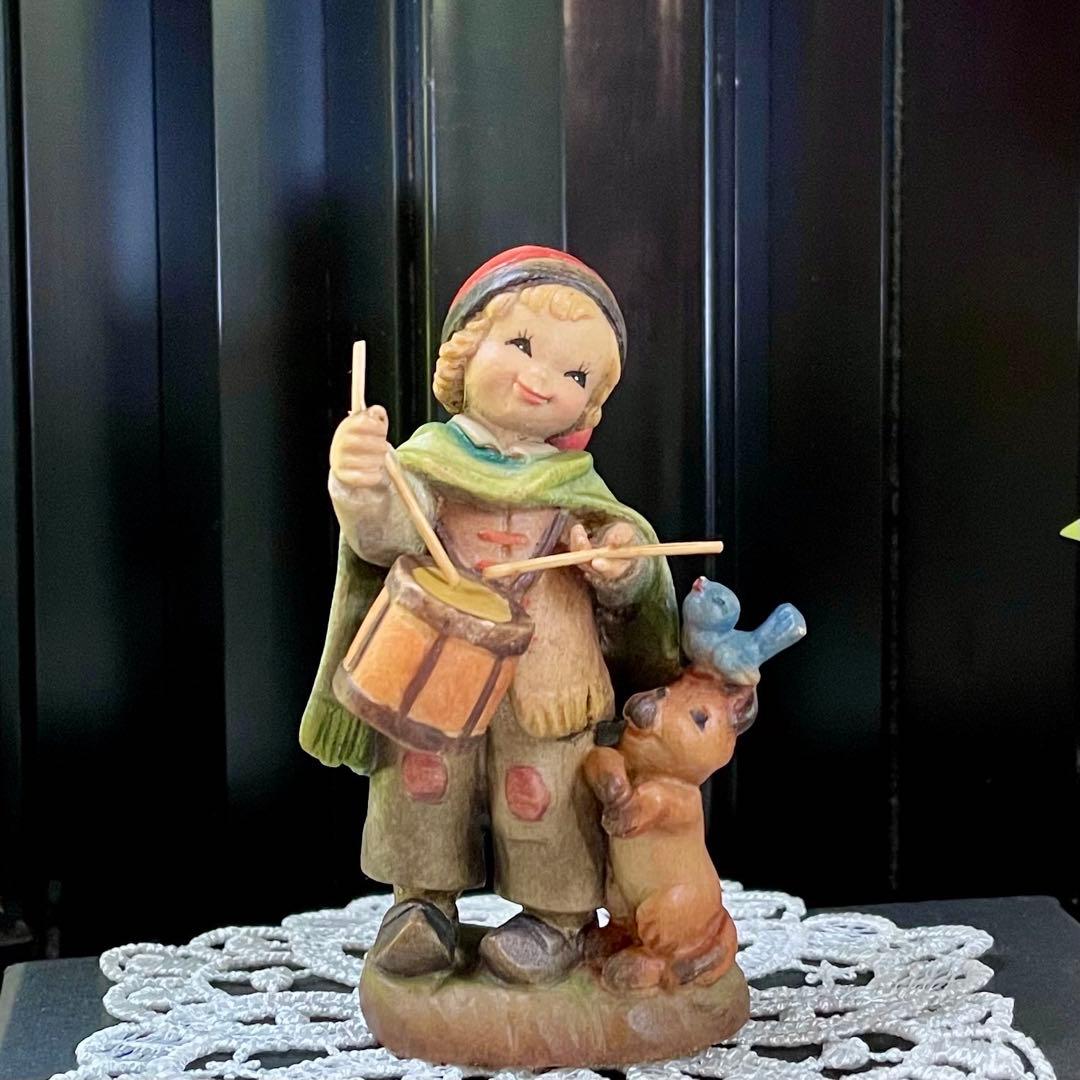 アンリ人形 Ferrandiz ◆希少　　　7.5㎝　【ピエロとドラマー】