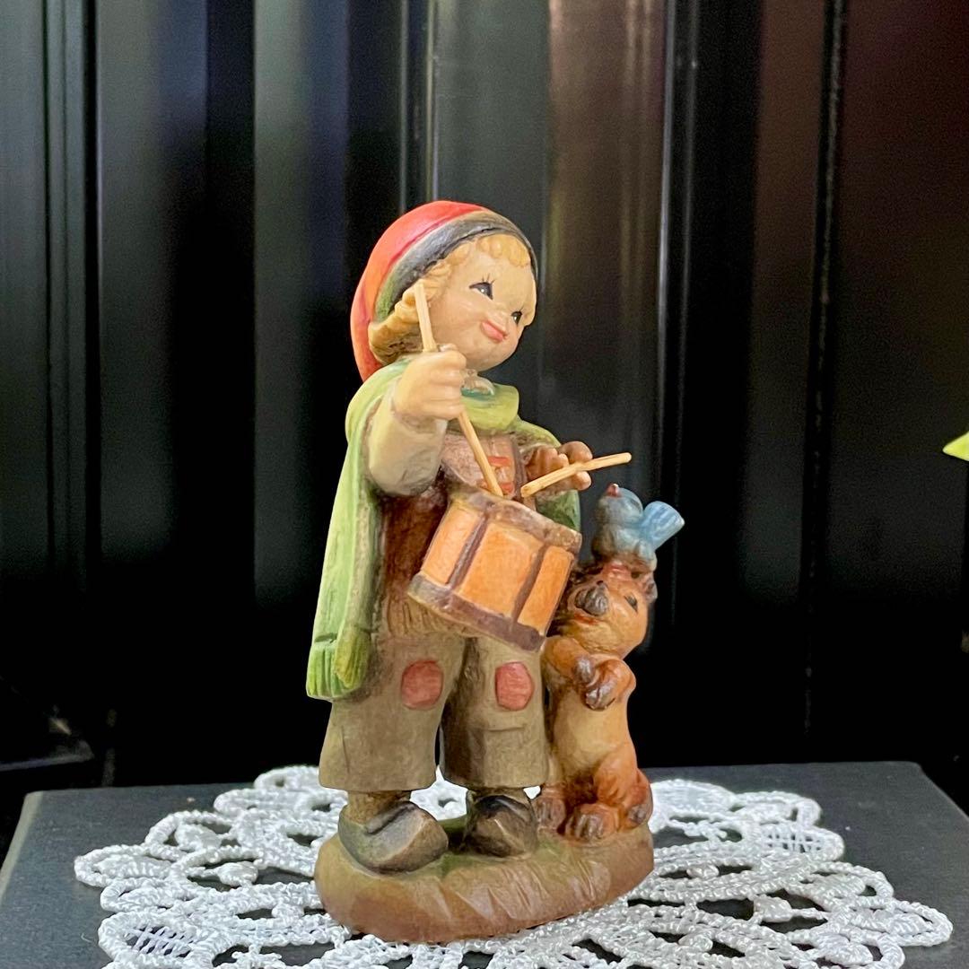 アンリ人形 Ferrandiz ◆希少　　　7.5㎝　【ピエロとドラマー】