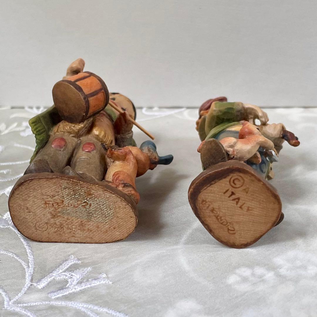 アンリ人形 Ferrandiz ◆希少　　　7.5㎝　【ピエロとドラマー】