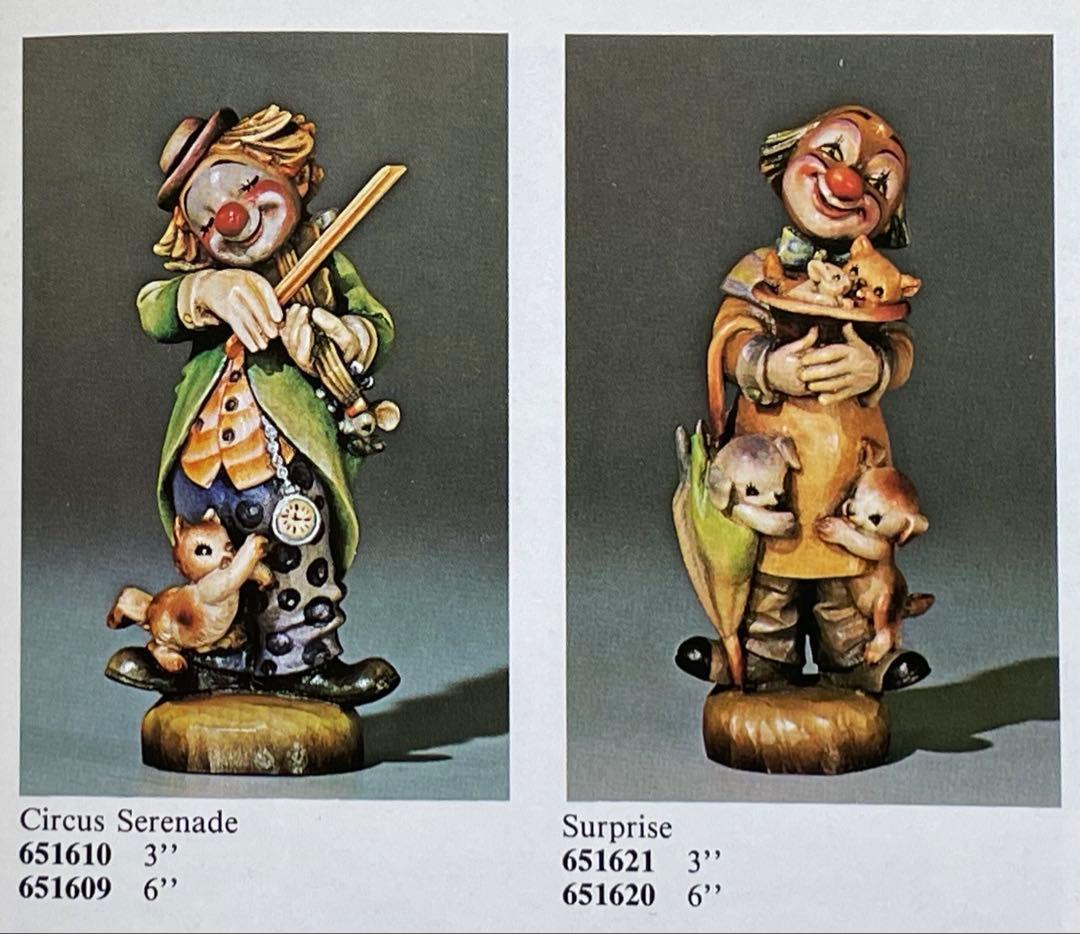 アンリ人形 Ferrandiz ◆希少　　　7.5㎝　【ピエロとドラマー】