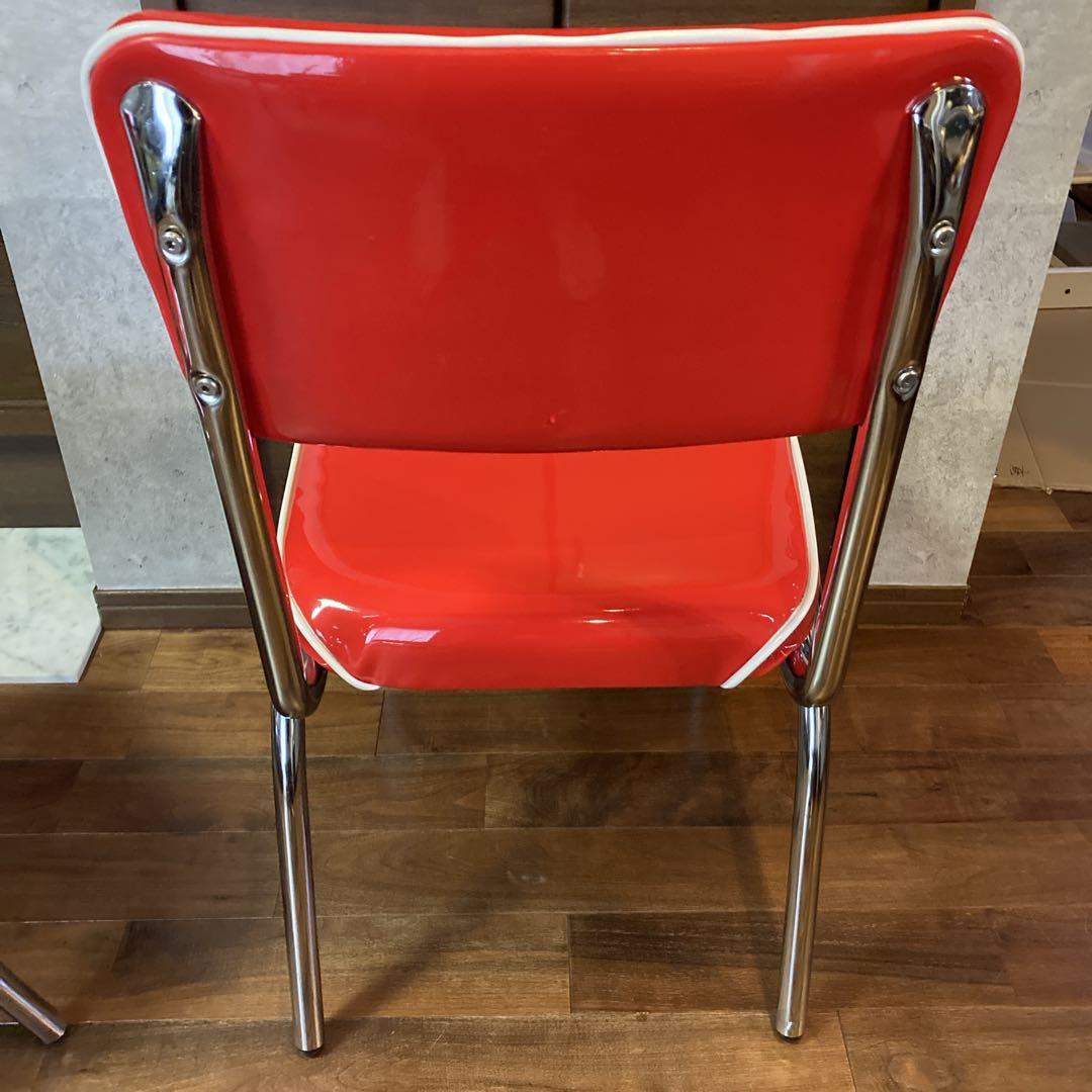 美品✨️ ②アメリカンダイナー ヴィンテージ調 チェア ２脚セット 送料無料