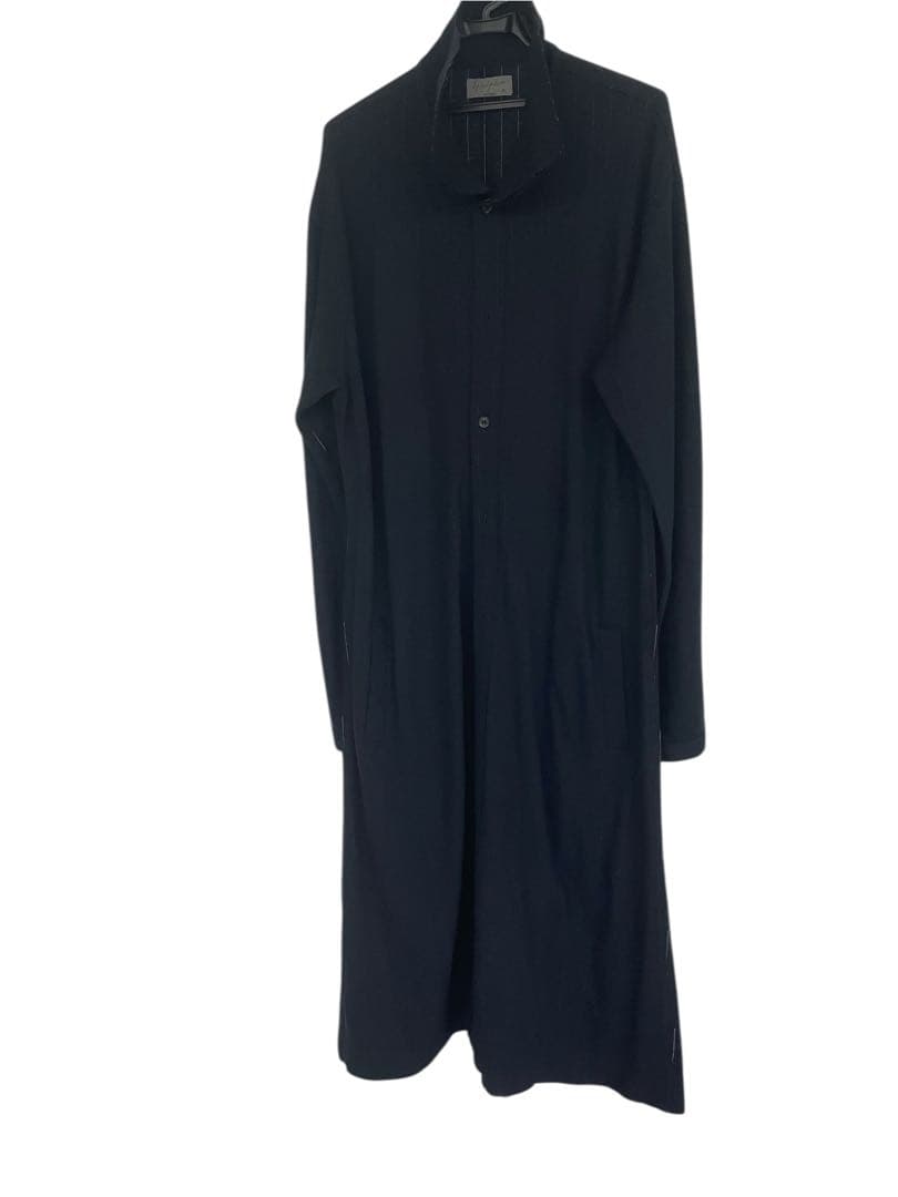 yohji yamamoto ハイカラーロングCD（NAVY）