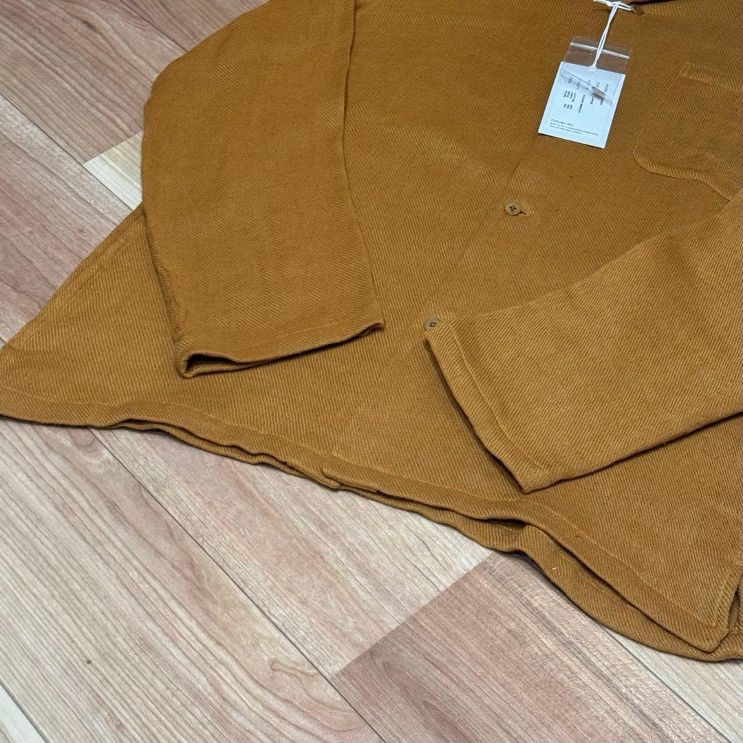 YAECA CONTEMPO ヤエカ ウール混オープンカラーシャツ 未使用