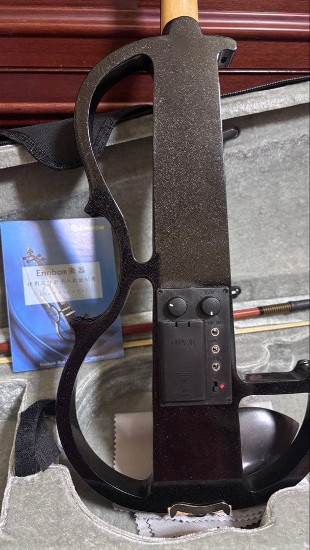 【美品】ENNBOM サイレントバイオリン HVPV-30 ブラック