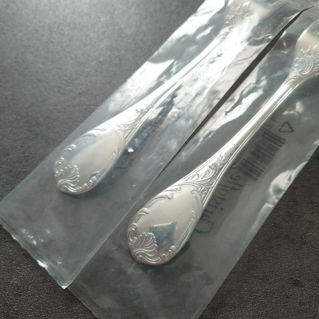 希少 クリストフル マルリー デザートフォーク 未開封 2点