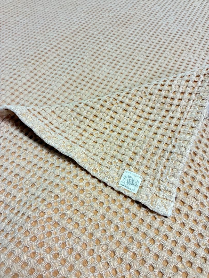 美管理spa 黄土色ブランケット 大判サイズ160×220cm