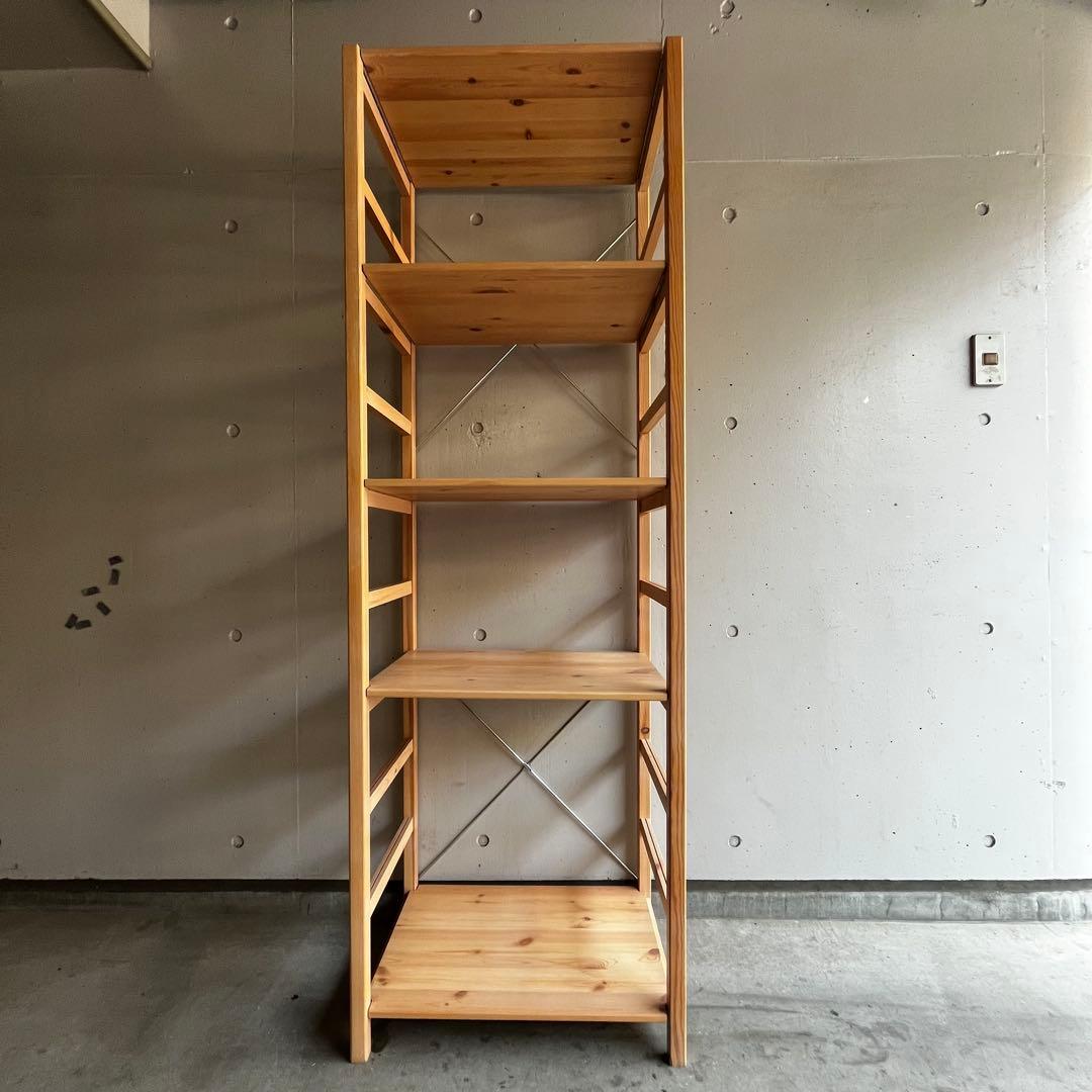 m★無印 パイン材ユニットシェルフ・５８ｃｍ幅・大