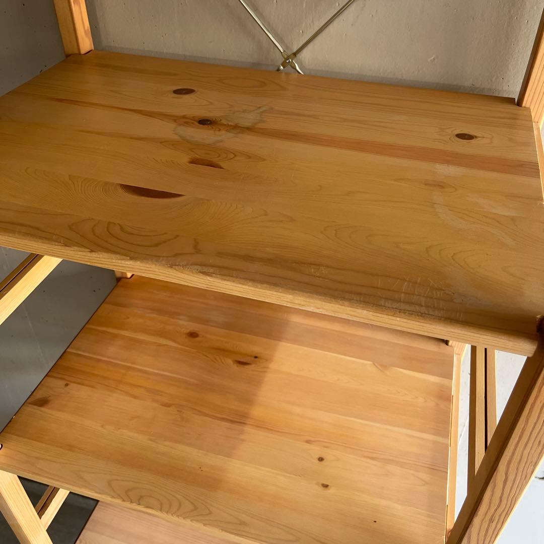 m★無印 パイン材ユニットシェルフ・５８ｃｍ幅・大