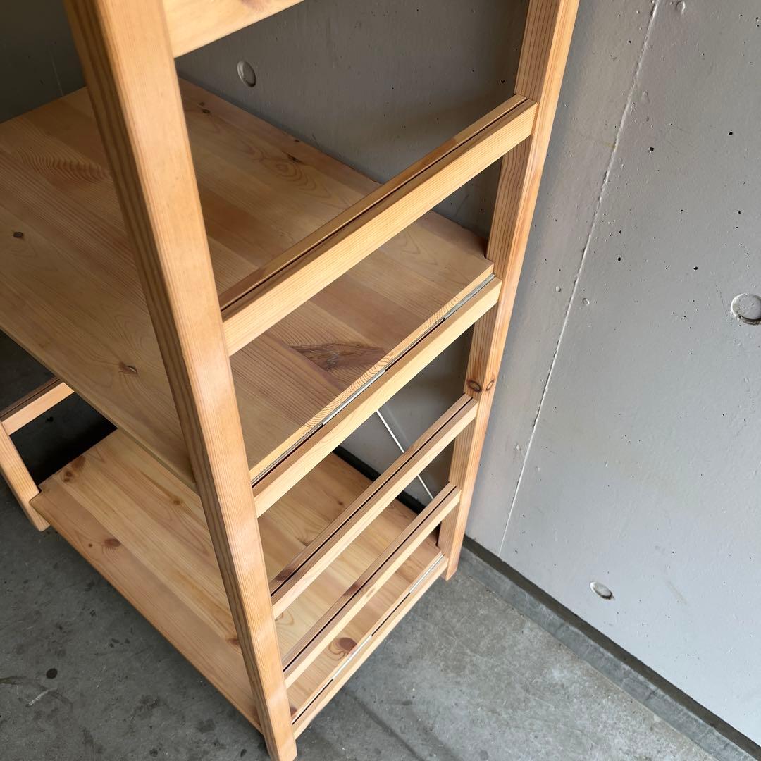 m★無印 パイン材ユニットシェルフ・５８ｃｍ幅・大