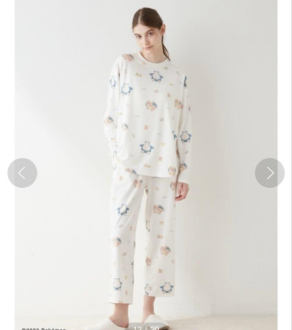 ポケモン　スリープ　× ジェラートピケ コラボ　ルームウェア3点セット