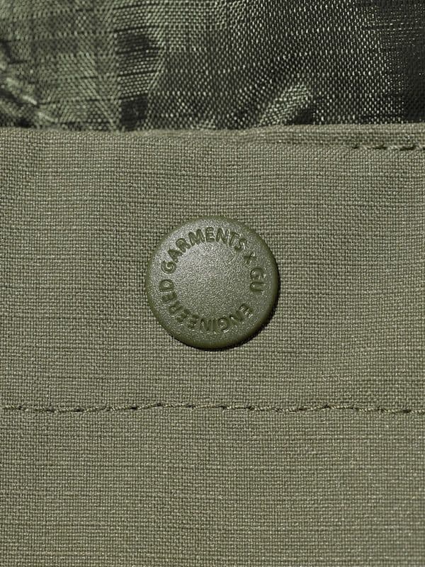 GU×ENGENNERDGARMENTS パデッドシェルパーカー オリーブM新品