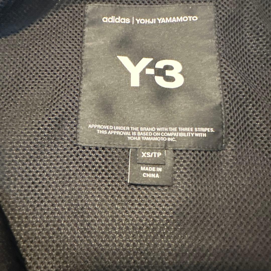 Y-3 ブラック コート ストライプデザイン