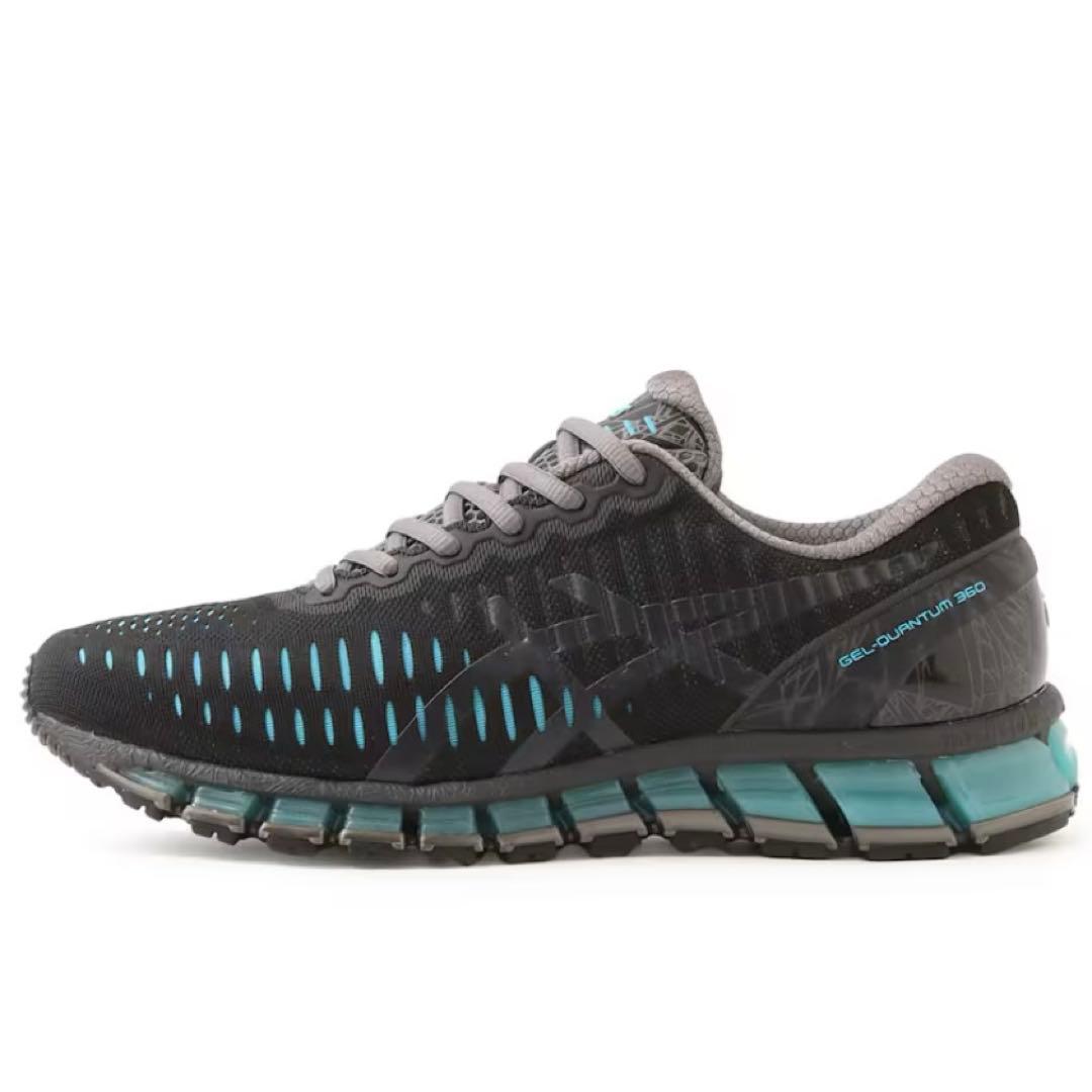 靴 asics GEL-QUANTUM 360 I BLACK/AQUARIUM