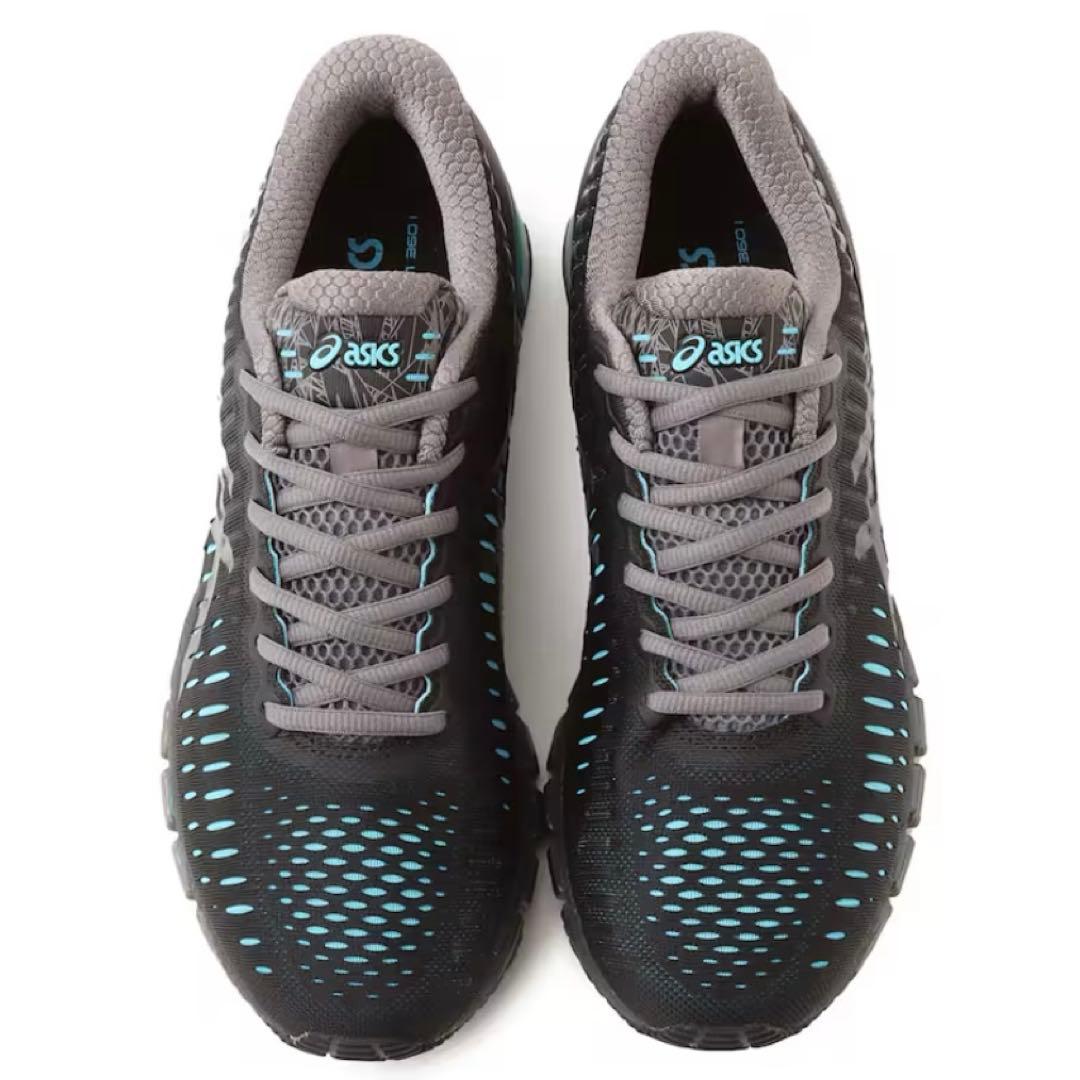 靴 asics GEL-QUANTUM 360 I BLACK/AQUARIUM