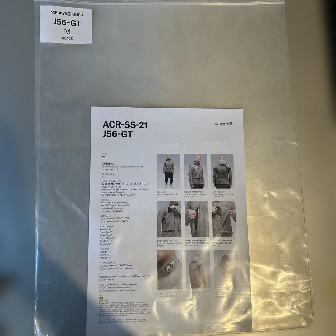 ACRONYM J56-GT ブラックM