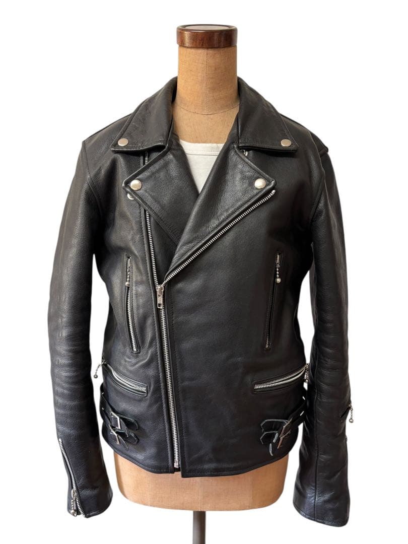 HORN WORKS UK ライダース ジャケット 黒 サイズ3 xpv