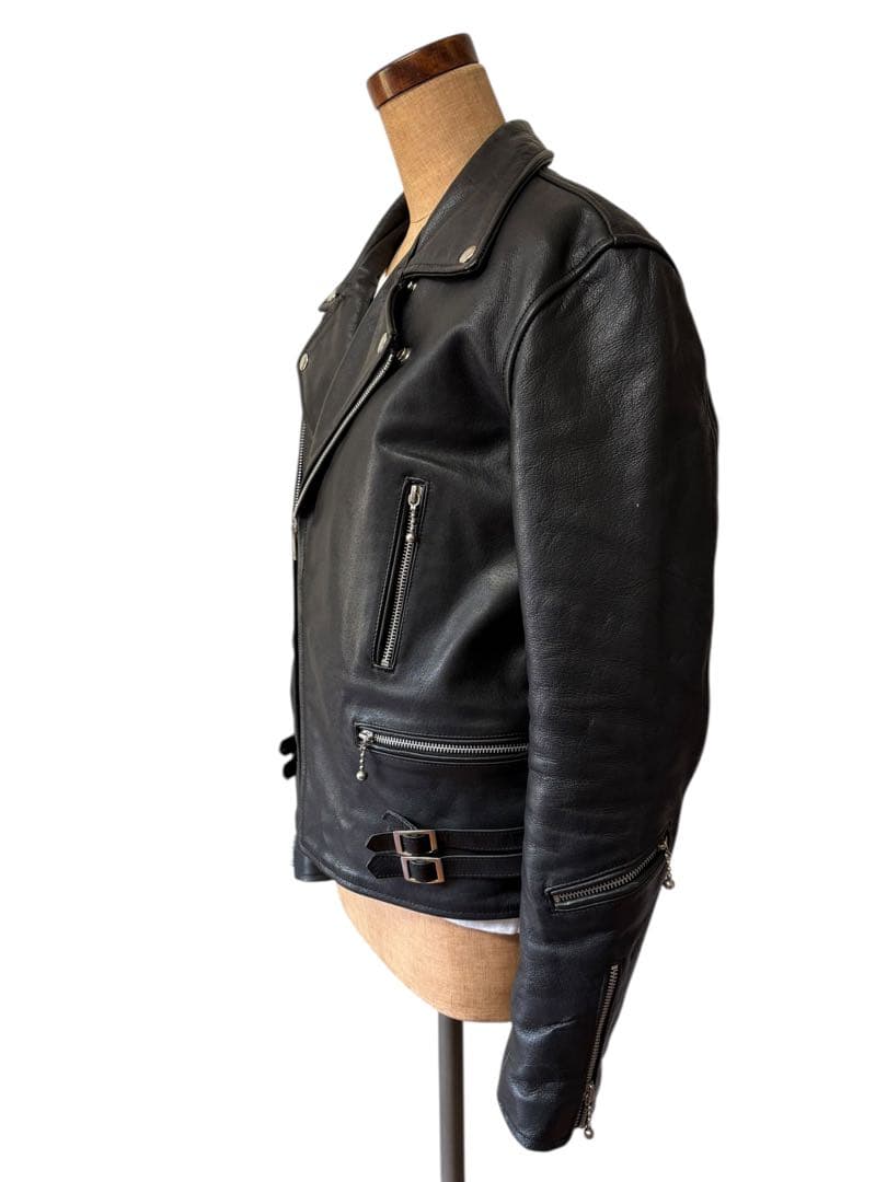 HORN WORKS UK ライダース ジャケット 黒 サイズ3 xpv