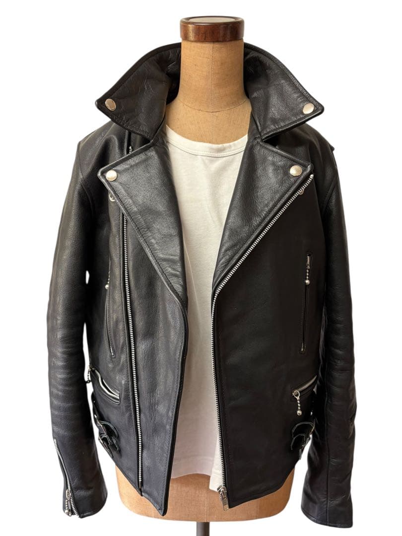 HORN WORKS UK ライダース ジャケット 黒 サイズ3 xpv