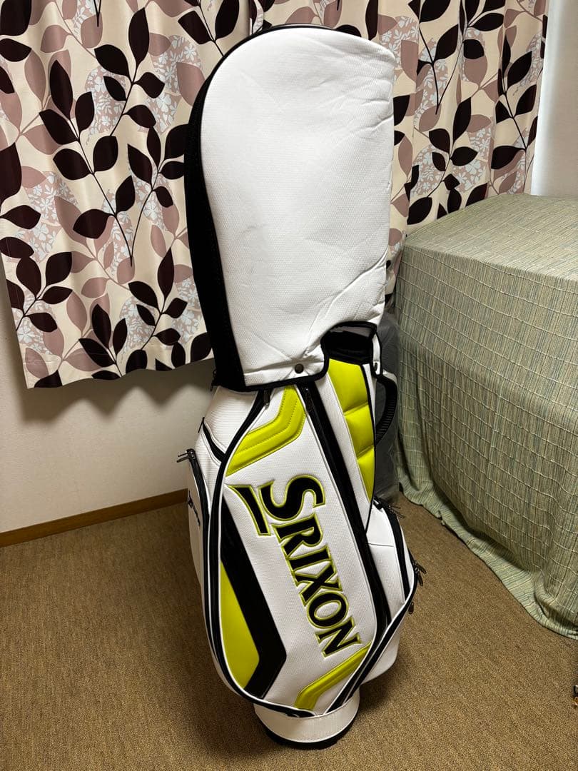 Srixon キャディバッグ ホワイト/イエロー