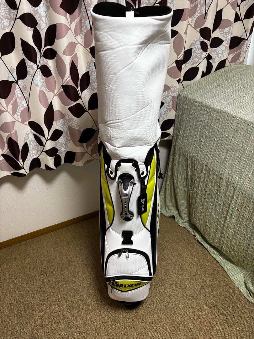 Srixon キャディバッグ ホワイト/イエロー