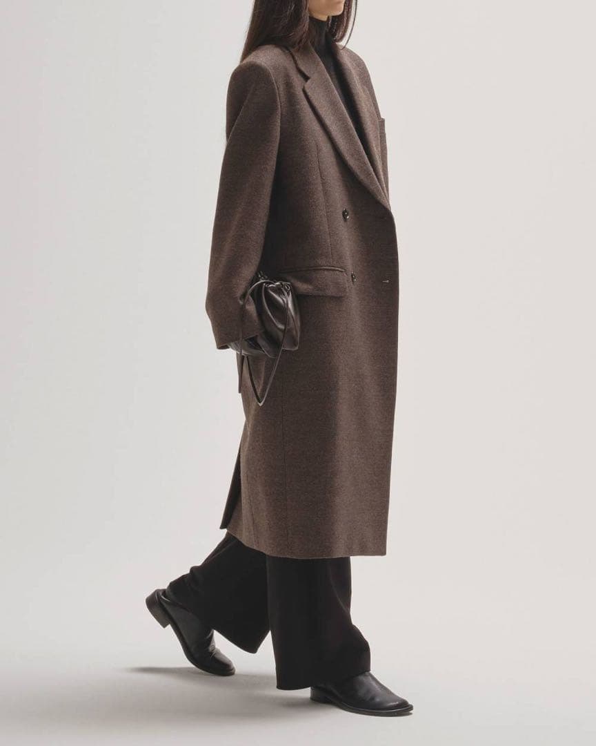完売品 Wool 100% Chester Coat 36 ダークブラウン