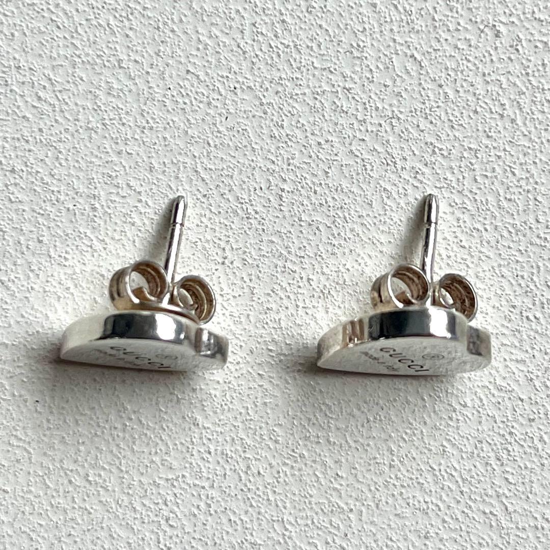 a*o様 GUCCI グッチ ピアス ハート 925 シルバー 両耳