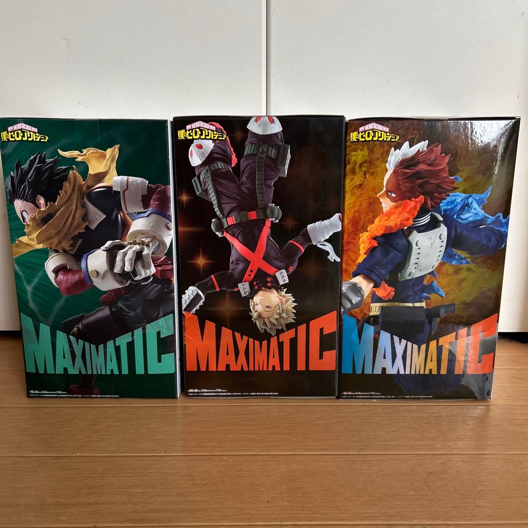 僕のヒーローアカデミア MAXIMATICフィギュア 緑谷出久 爆豪勝己 轟焦凍