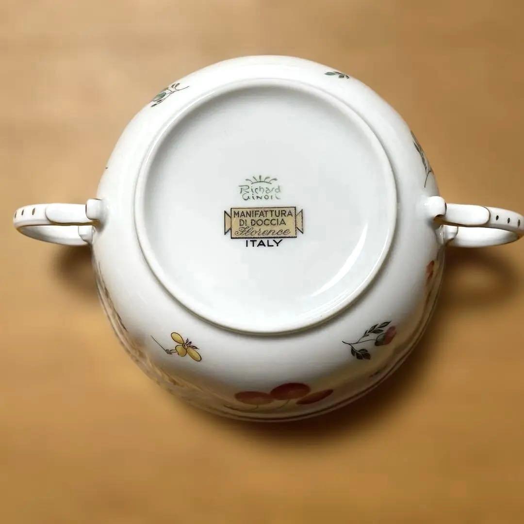 ✳︎✳︎リチャードジノリ イタリアンフルーツ スープカップ＆ソーサー