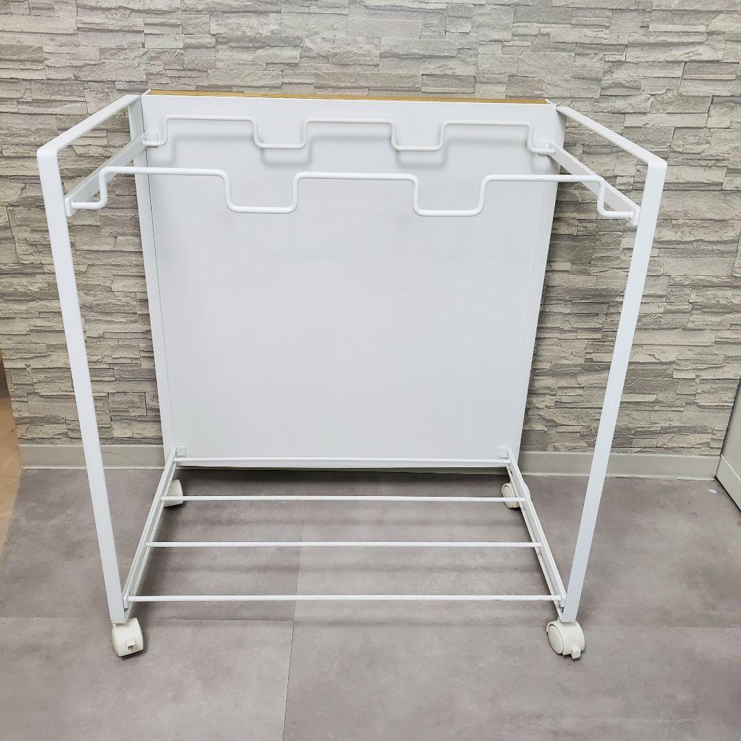 【極美品】山崎実業 TOSCA トスカ 目隠し３分別ダストワゴン